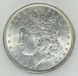 1889 MORGAN SILVER DOLLAR ~ CH/BU ~NICE LOOKING COIN~ - Picture 1 of 4