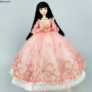 Pink Handmade Princess Wedding Dress For 11.5" Doll Clothes Outfits Accessories - Picture 1 of 4
