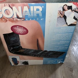 Conair Heated massaging Vibration body mat With Hand Controls 5 Massage Motors - Picture 1 of 7