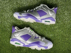 Nike Air Jordan Retro 6 NRG U23 Golf Purple Metallic Silver FD0205-055 Size 14 - Picture 1 of 7