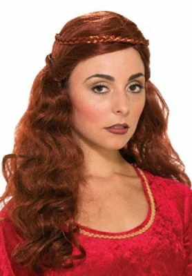 Diadema Trenza de Pelo - Medieval Vikingo Punk Años 60 - Accesorio de Disfraz - 2 Colores Foto 1 de 3