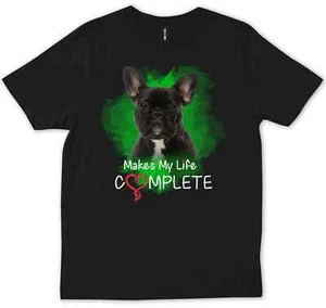 Funny Frenchie French Bulldog Spaniel Owner Mom Dad Gift Fur T-shirt - Picture 1 of 6