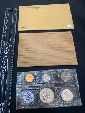 1956 US Treasury Department Mint Proof Set (Sealed) Cover