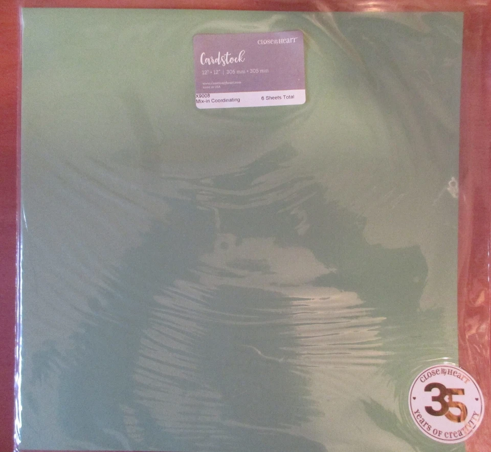 NIP Close To My Heart 12 x 12 Cardstock 6 Sheets & Colors - Image 1 of 1