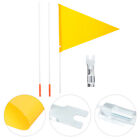  Bike Flags with Pole for Safety Advertising Bicycle Flagpole Display Stand
