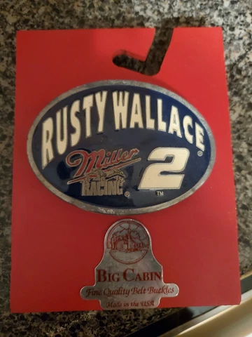 Rusty Wallace Belt Buckle Cover