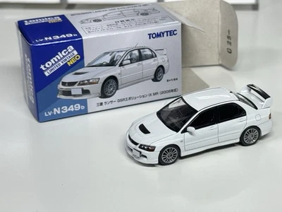 TLV 1/64 TOMICA LIMITED VIMTAGE NEO LV-N349B Mitsubishi lancer Evolution IX MR - Image 1 of 4