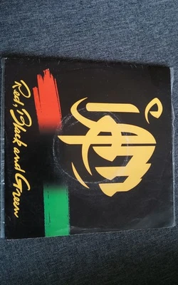 I AM red,black and green 45T france - Photo 1/3