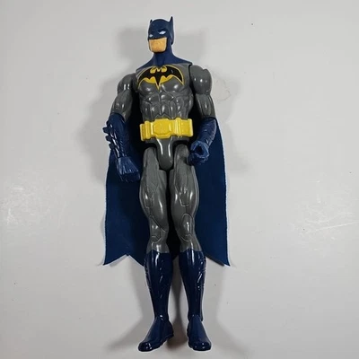 美泰DC漫画蝙蝠侠无限可动人偶12英寸蓝色和灰色套装FFF11 — 第 1/3 张图片