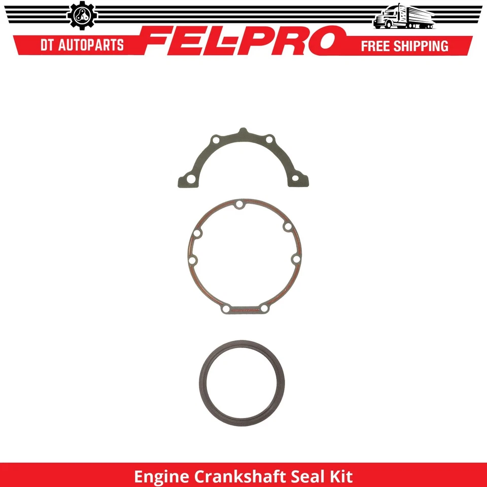 Kit de sellado de cigüeñal trasero Fel-Pro para GMC K1500 1986, 1992-1995 Suburban 5,7 L Eng Foto 1 de 1