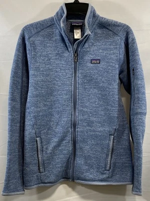 Patagonia Women's Blue Solid Full Zip Sweater Lrg Size L - Image 1 of 4