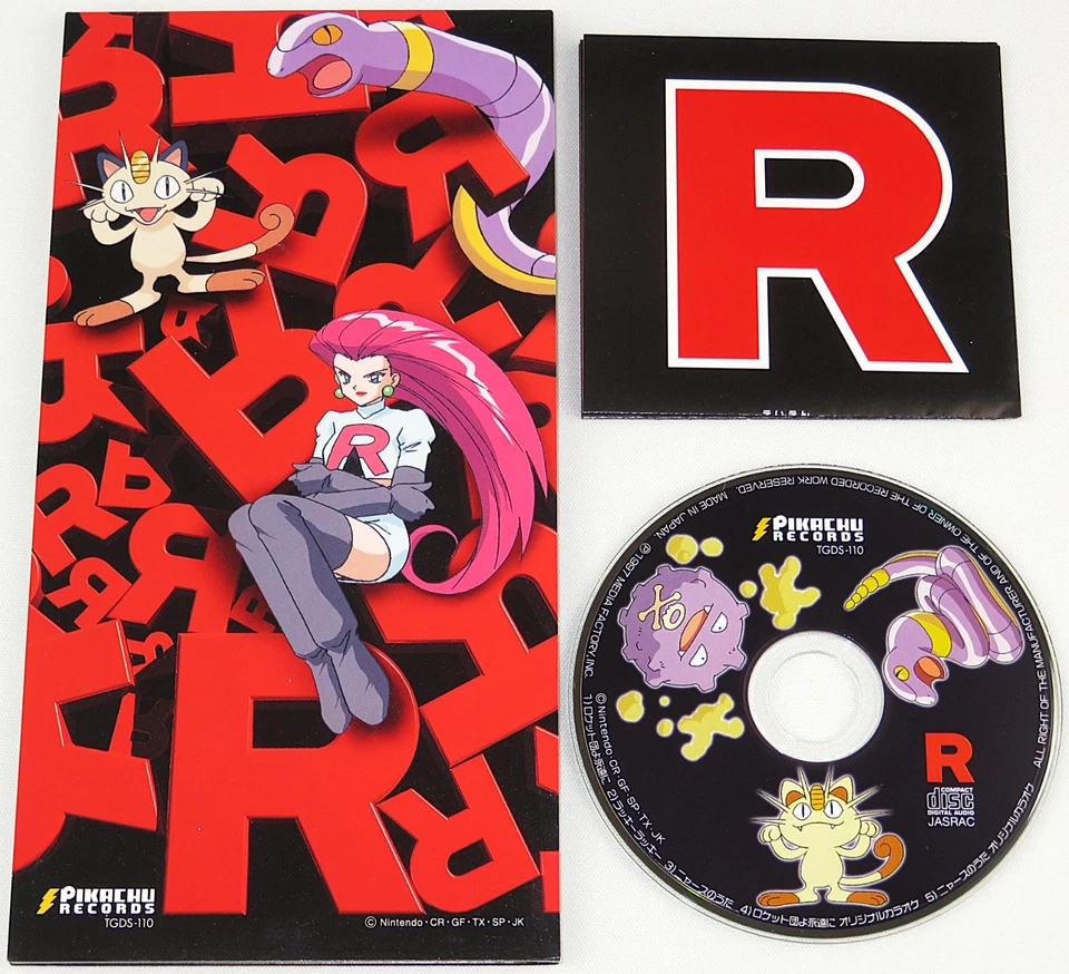 Pokemon Team Rocket Forever 1997 Japan Pikachu Records 3” CD - Image 1 of 4