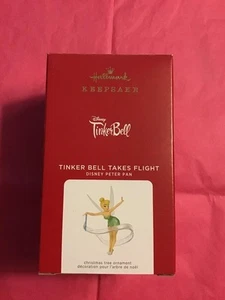 Hallmark Keepsake Ornament 2021 Tinker Bell Takes Flight Disney Peter Pan - Picture 1 of 1