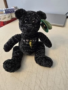 Fiesta 6.5" Green Cedar Point Raptor Plush Teddy Bear Error on Tag NEW - Picture 1 of 9