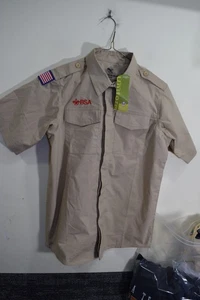 Boy Scout Official Uniform Shirt BOYS L Webelos BSA NEW - Picture 1 of 12