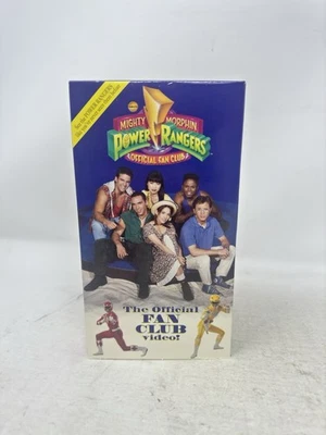 Mighty Morphin Power Rangers: Official Fan Club Video (VHS, 1994) FREE SHIPPING - Image 1 of 4