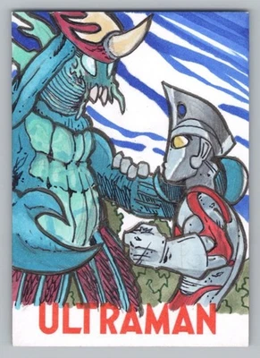 Ultraman Series 4. Artist - Adrien Airik Spada Sketch Card. RRParks Cards 2024 - Image 1 of 2