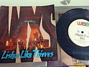 INXS MICHAEL HUTCHENCE 45 RPM VINYL RECORD "LISTEN LIKE THIEVES" 80'S POP ROCK - Picture 1 of 6