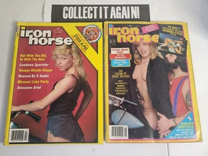 Magazine Iron Horse 1984 04 and 05 No. 38 and 39 lot nc-17 David Mann - Picture 1 of 2