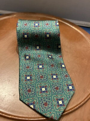 Corbata Harve Benard abstracta geométrica de seda - clásica para hombre Foto 1 de 4