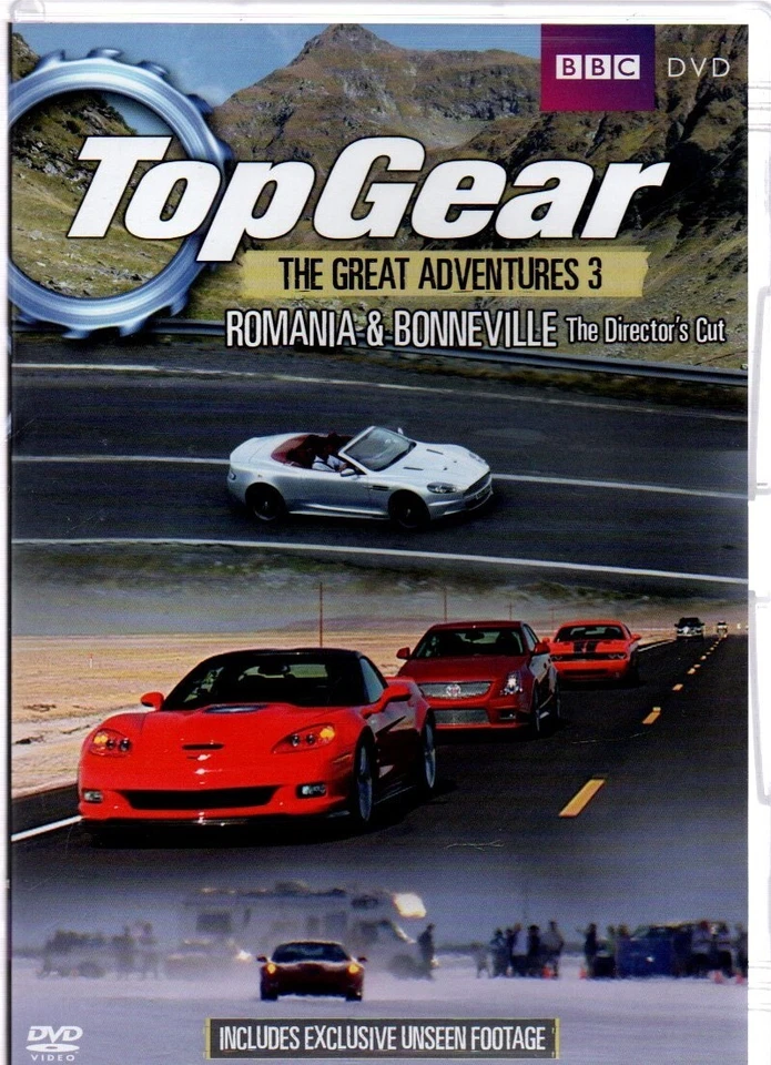 Top Gear : The Great Adventures 3 - Romania & Bonneville Director's Cut (DVD) - Image 1 of 1