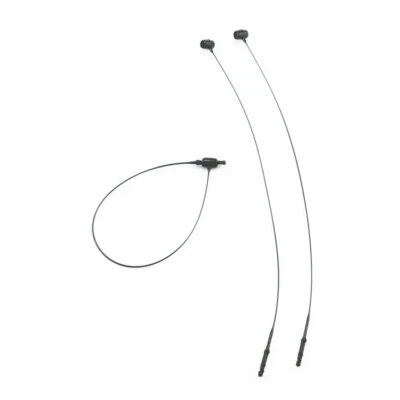 POKORNYS 1000 Sicherheitsfäden 125 mm schwarz Loop Pin Fäden für Etiketten