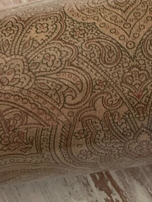 Обои Raymond Waites Imperial двойной рулон запечатанные желтовато-коричневые классические пейсли 53487 - Изображение 1 из 4