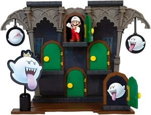 Super Mario Bros Deluxe Boo Mansion Juego de 9 piezas con Figura de Mario Nuevo en Caja - Imagen 1 de 6