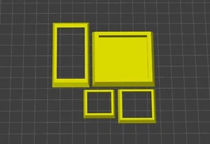 SPARE Base adapters "Old World" compatible (different sizes) - 3D printed - Picture 1 of 2