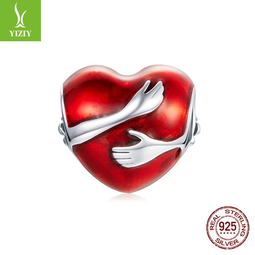 VALENTINO Moda Donna Autentico Argento Sterling 925 Abbraccio d'Amore Charms Fit Bracciali