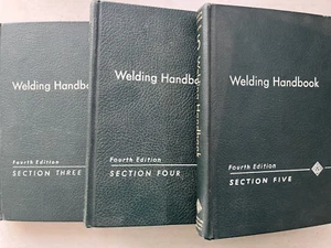 Welding Handbook Section 3, 4 & 5 Fourth Edition American Welding Society HC - Picture 1 of 8
