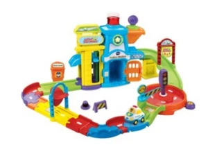 VTech Go Go Smart Wheels Police Station Play Set With Police Car - Picture 1 of 15