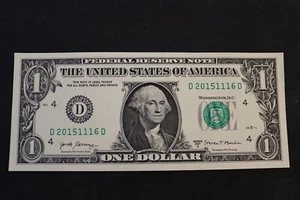 $ 1 EIN DOLLAR AUSGEFALLENE GEBURTSTAGS-/Jubiläumsnote [16. novon 2015] sn d 20151116 d - Bild 1 von 3
