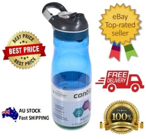 Contigo Cortland Water Bottle Autospout Blue 946ml Sports School Work - Picture 1 of 5