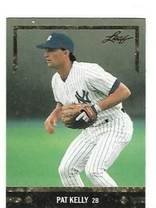 Pat Kelly 2B 1991 Gold Lead Rookies New York Yankees Baseball Card - Picture 1 of 2