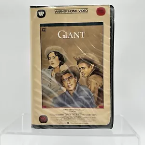 GIANT VHS 1985 Elizabeth Taylor/Rock Hudson/James Dean (2 Tapes) George Stevens - Picture 1 of 10