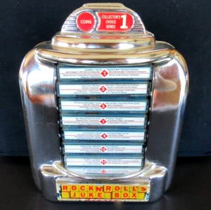 Vintage Rock N Rolls Jukebox Wandhängebox Kassetten Sammler Auswahl 7 Bänder Kunststoff - Bild 1 von 9
