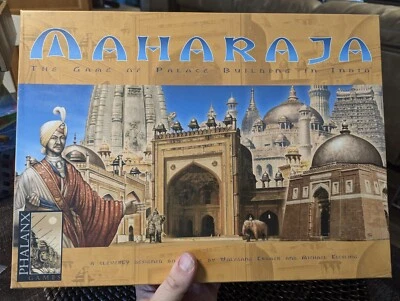 Настольная игра MAHARAJA 100% ПОЛНЫЙ 1-е издание деревянные изделия 2004 ОТМЕЧЕННЫЙ НАГРАДАМИ - Изображение 1 из 4