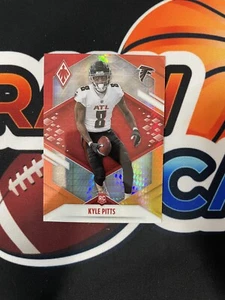 2021 Panini Phoenix Kyle Pitts Rookie Fire Burst Card RC #104 Atlanta Falcons - Picture 1 of 2