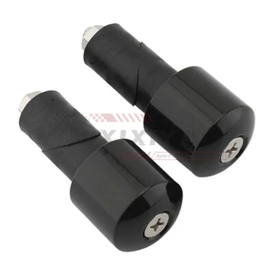 Motorcycle Handle Bar End Grip Plug Cap for Yamaha VMAX 1700 1200 750 450 Black - Image 1 of 4