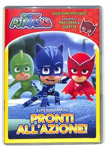 EBOND Pj Masks - Super Pigiamini Pronti All'azione! (Gufetta Editio DVD D605820 - Foto 1 di 2