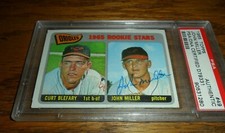 1965 Topps #49 John Miller BALTIMORE Orioles Rookie PSA DNA  Autographed Signed
