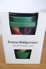EMMA BRIDGEWATER TULIPS RICE HUSK TRAVEL CUP NEW
