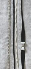 Belts, Juniors, Large, set of 3, Black w White Bow;Skinny Belts-1 Black;1 White 