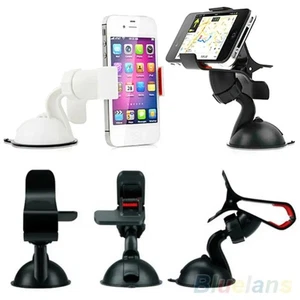 MOBILE UNIVERSAL CAR MOBILE SMART PHONE SAT NAV PDA HOLDER WITH SUCTION MOUNT - Picture 1 of 6
