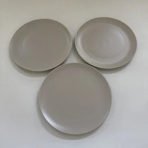 Set of 3 IKEA of Sweden Dinner Plates 12011 Sand Beige Modern Stoneware - Picture 1 of 7