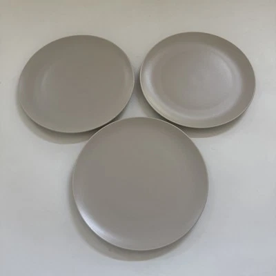 Set of 3 IKEA of Sweden Dinner Plates 12011 Sand Beige Modern Stoneware - Image 1 of 4