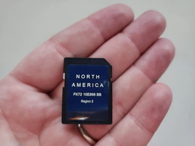 JAGUAR NAVIGATION SD CARD  FK72 10E898 BB REGION 2 NORTH AMERICA  OEM - Image 1 of 3