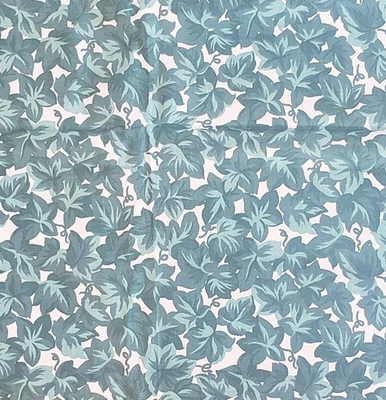 COTTON CHINTZ FABRIC 43" x 87" IVY PRINT Home dec weight NEW - Image 1 of 4