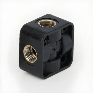 Metal Work Pneumatic | 2121003 A21 Series 3/8" Cross Block Coupling - Set of 8 - Picture 1 of 3